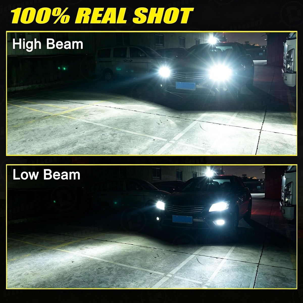 VLAND 9005 & 9006 LED Headlight Kit Bulbs High Low Beam White 6800LM 5500K 55W