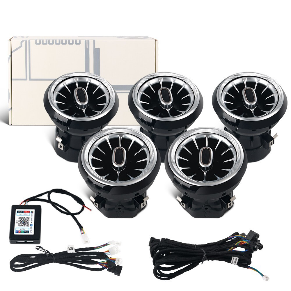 LED Air Vent Ambient Light For Mercedes Benz W117 CLA180 CLA200 CLA250 CLA45 5pc