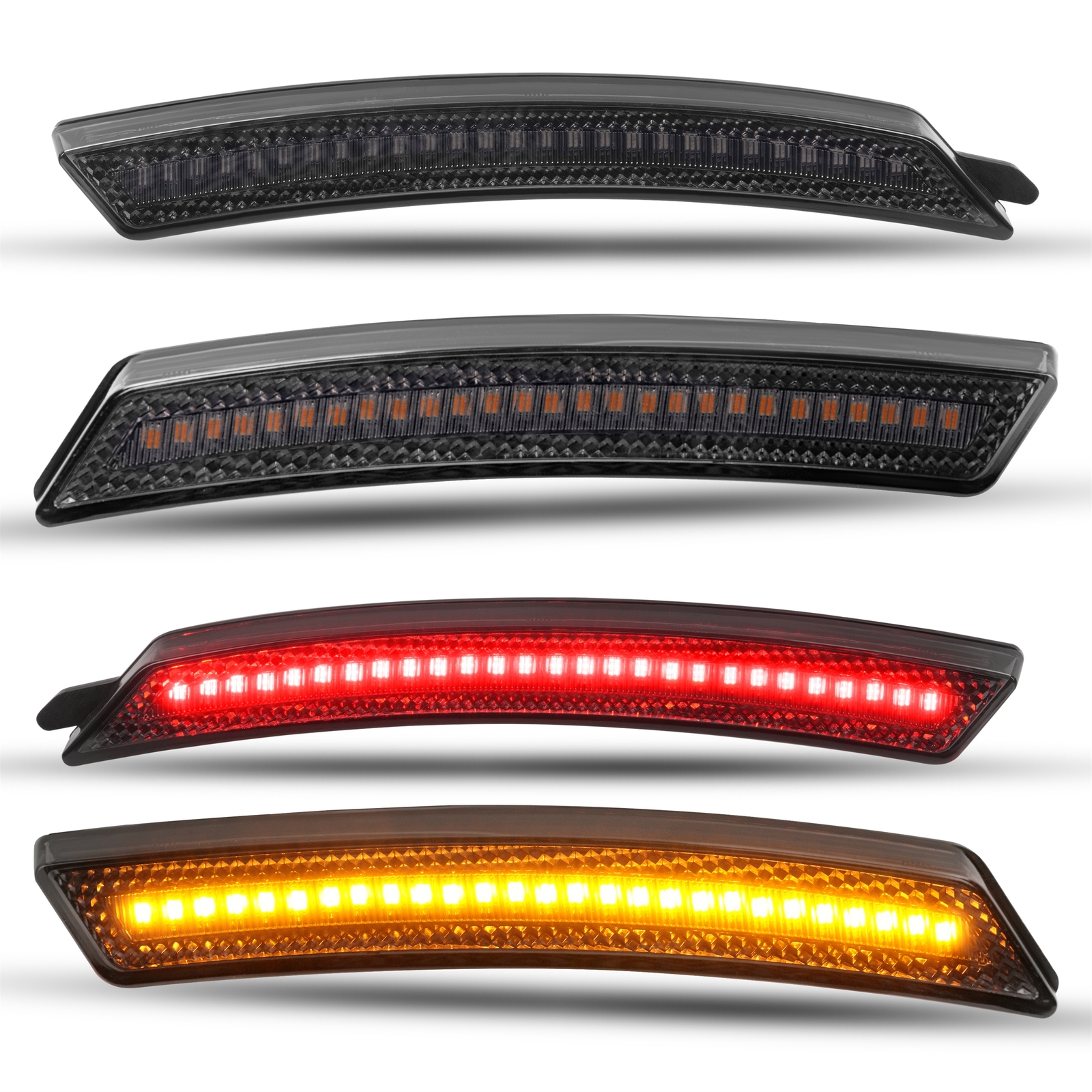 4PCS For Mini Cooper R55 R56 R57 R58 R59 R60 Front Rear LED Side Marker Lights