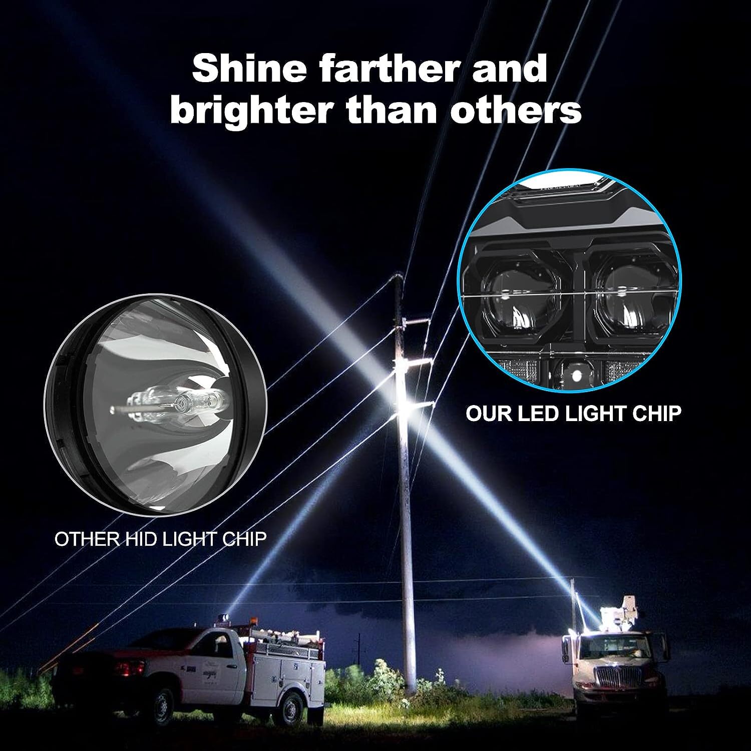 360° LED Searchlight Remote Control Magnetic Spotlight Marine Boat Truck Offroad