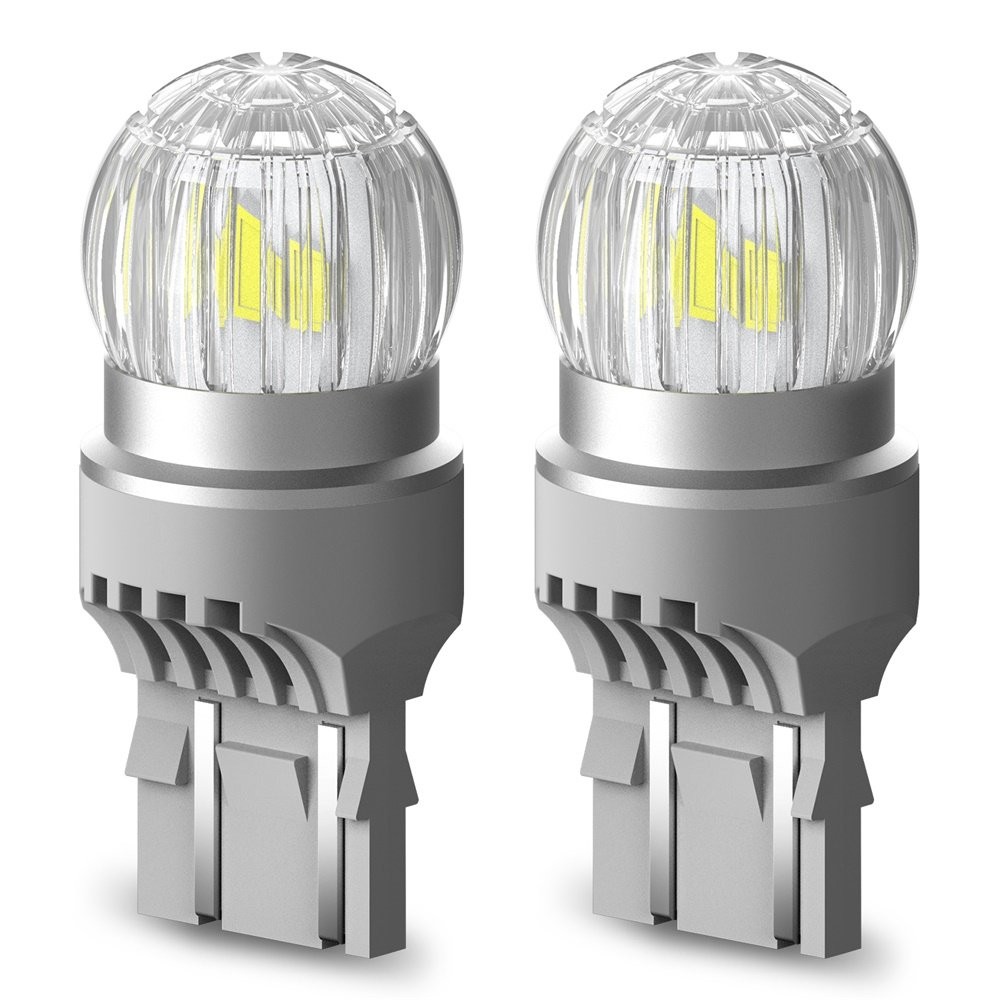 2x 7440 AUXITO T20 7443 LED Bulbs Back Brake Up Reverse Light Pure White Bright