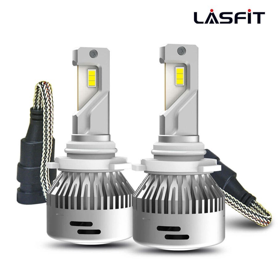 LASFIT 9005 HB3 LED High Beam Headlight Bulbs Conversion Kit Super Bright White