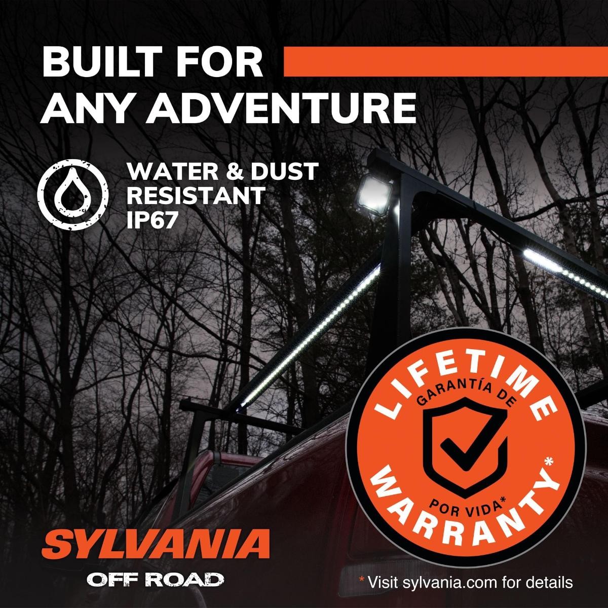 SYLVANIA – Slim 40 Inch LED Light Bar – Lifetime Limited Warranty – Combo Light