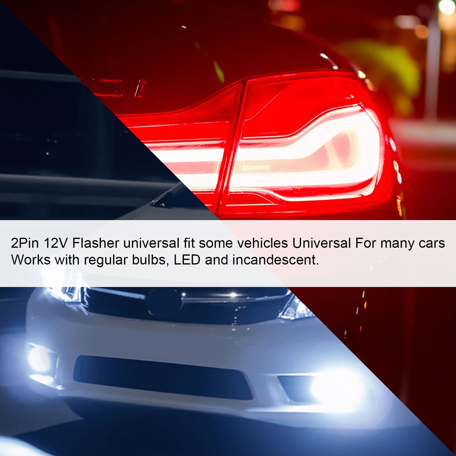 2-Pin Variable Car LED Turn Signal Light Flasher Blinker Relay 4PCS 20 Amps 12V