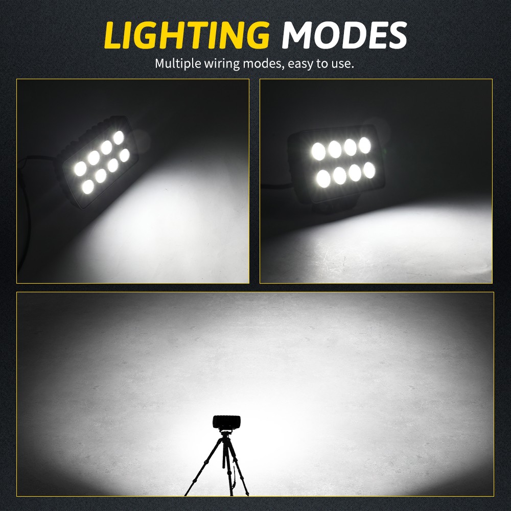 1/2/4/10PCS 6″ LED Work Light Pods Super Bright Combo Beam Offroad Driving Lamps