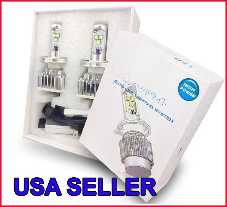 New Version 2014 LED Cree Kit Headlight H7 6000k 60w 6000Lm Set Pair