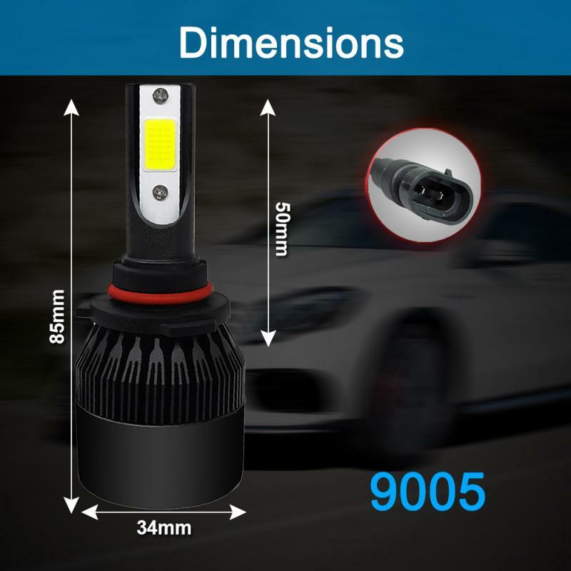 For Freightliner Coronado 03-18 – Front LED Headlight Hi/Lo+Fog Light Bulbs Kit
