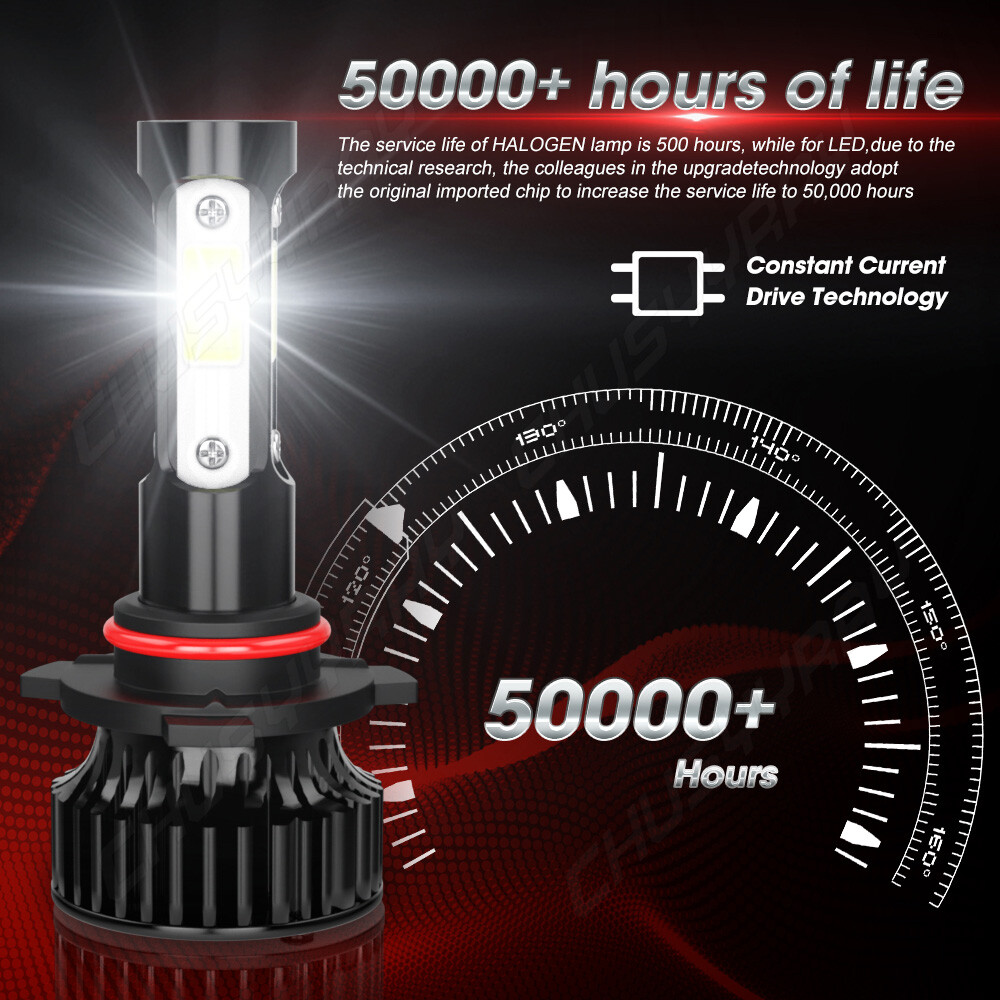 Combo 9005 H11 LED Headlight Hi Lo Beam Bulbs For Dodge RAM 1500 2019 2020 2021