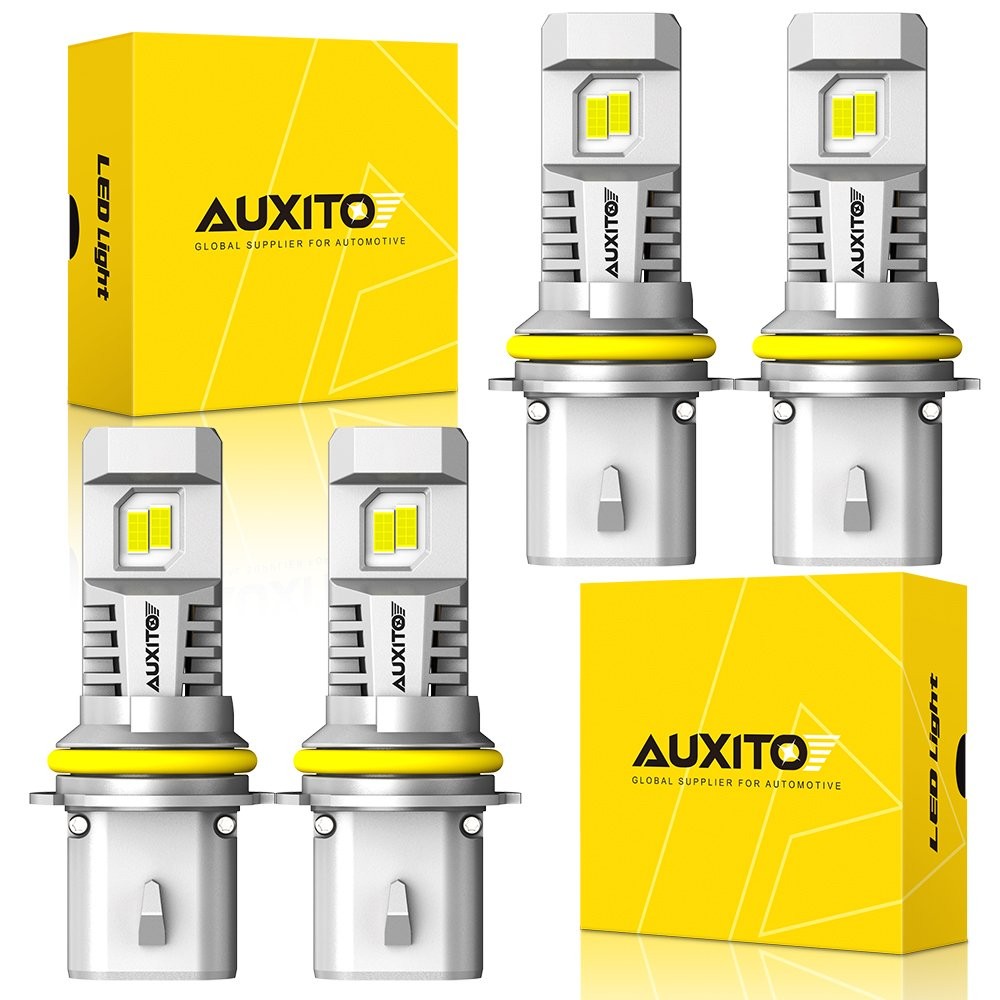 4PCS 9007 80000LM LED Headlight Bulb High/Low Beam Lamp Clear White 6500K Bright