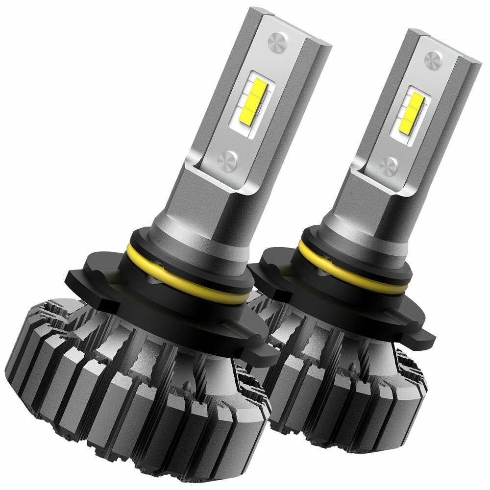 2X AUXITO 20000LM Fanless 9006 HB4 LED headlight bulb Low Beam 6500K White B3 EC