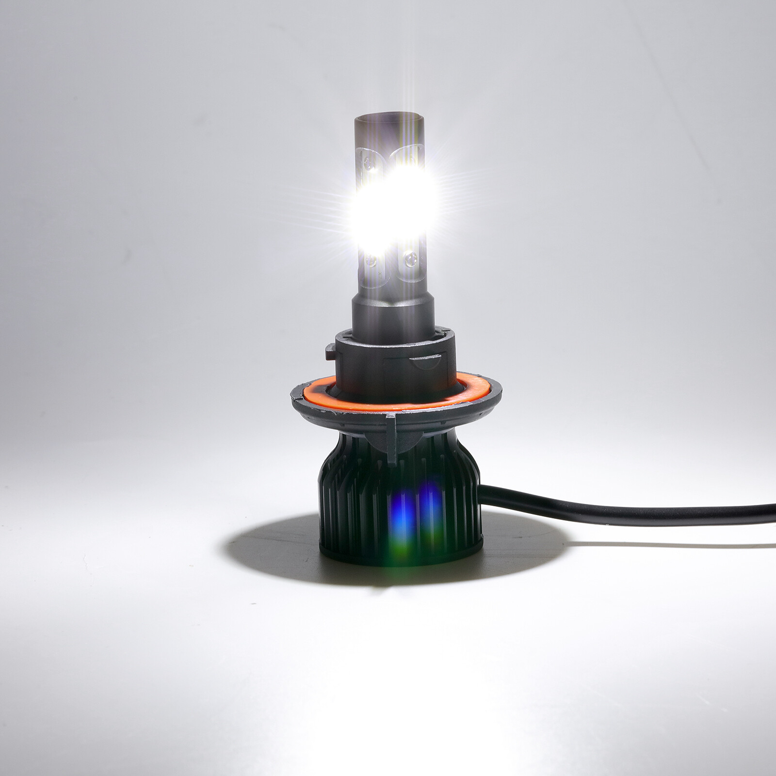 4-sides LED Bulbs H13 9008 Headlight High Low Beam Super White 6000K 360000LM