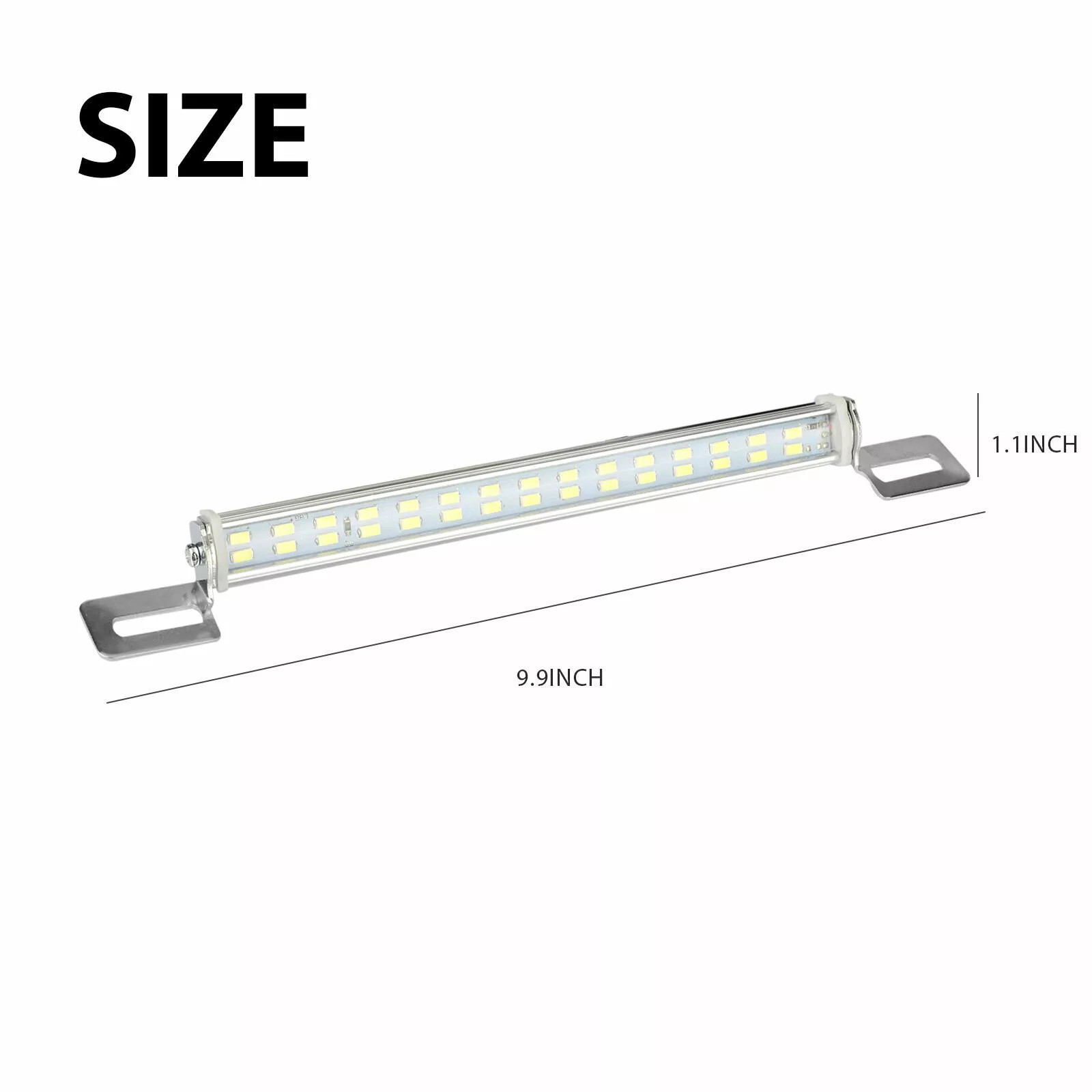 License Plate LED Light Extremely Bright Assembly for Trailer UTV ATV Truck Boat