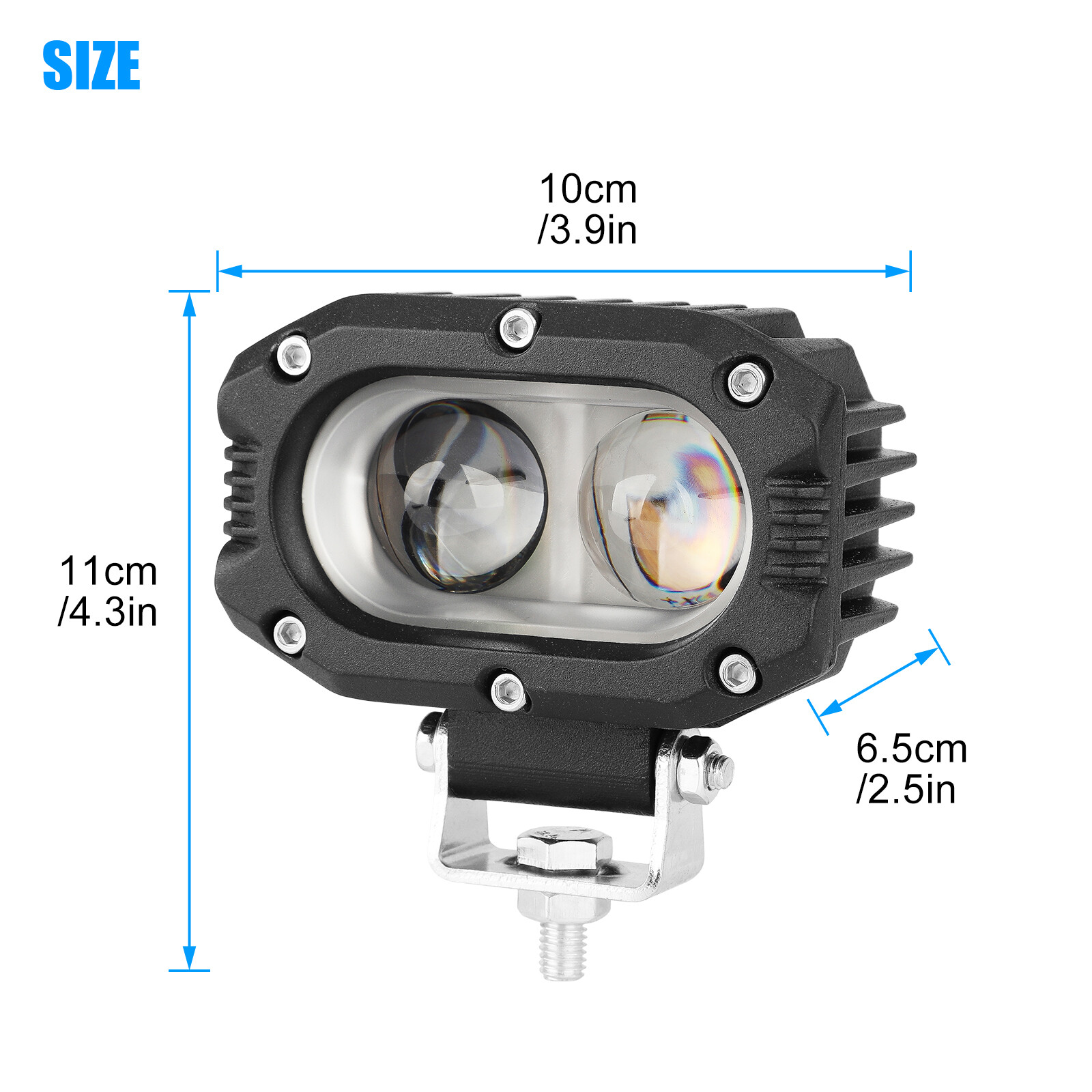 4inch 720W LED Work Light Car Spot Bar Off road Fog Lamp 4WD UTE ATV SUV Truck