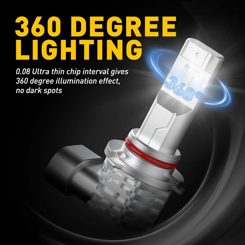 AUXITO 2X 9006 Headlight LED Kit Low High Beam HB4 Kits 6500K 720W Pair White UK