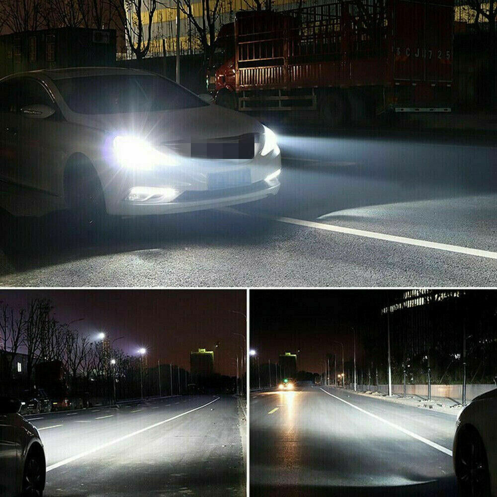 Pair H7 LED Headlight Bulbs Kit Hi/Low Beam 6000K 280W 720000LM Fog Lights White
