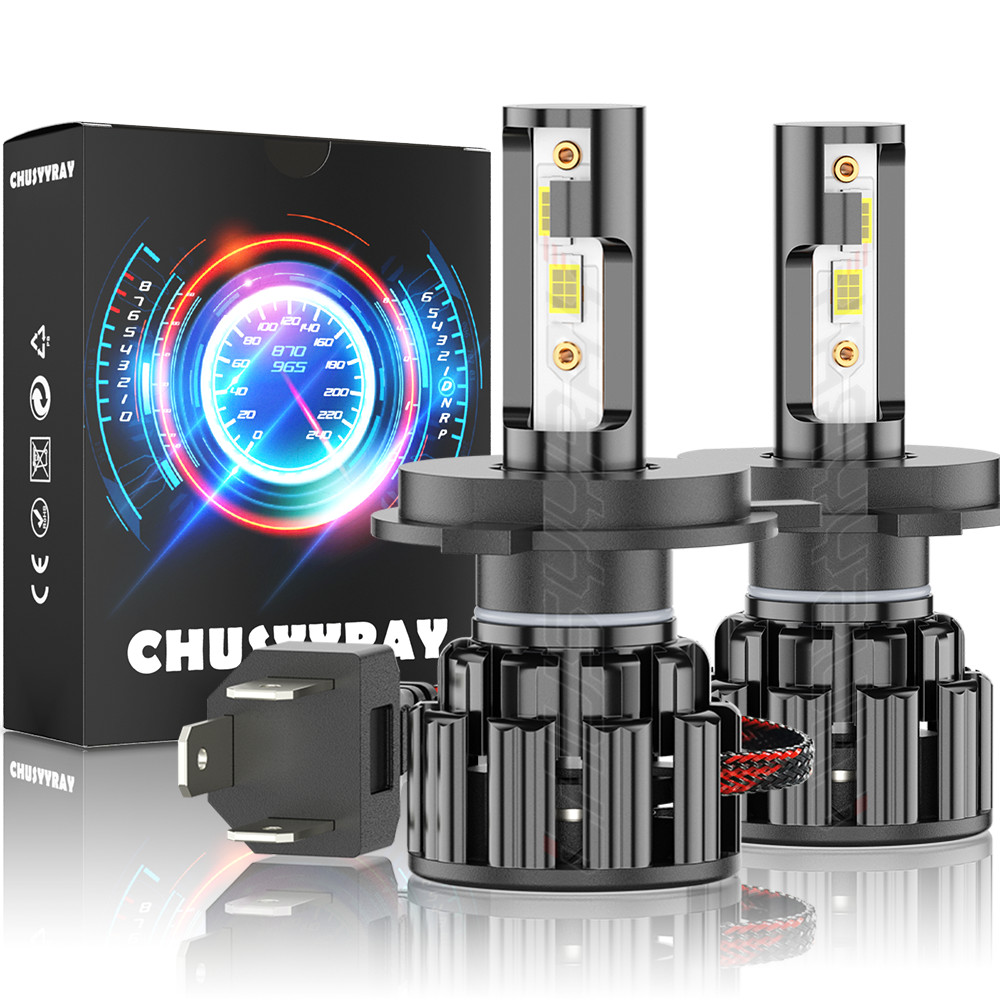 H4 9003-HB2 40W Xenon LED Headlight High Low Dual Beam Light Bulbs Lamps