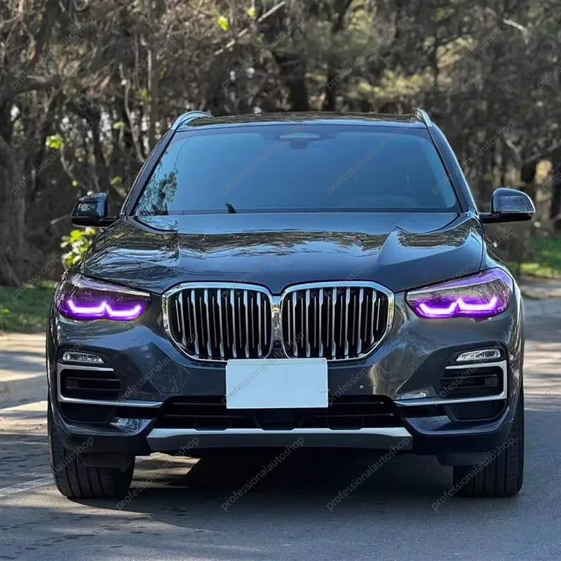 LED Headlight DRL RGB Multiple Colors Modules For 2017-2023 BMW X5 G05 X6 G06