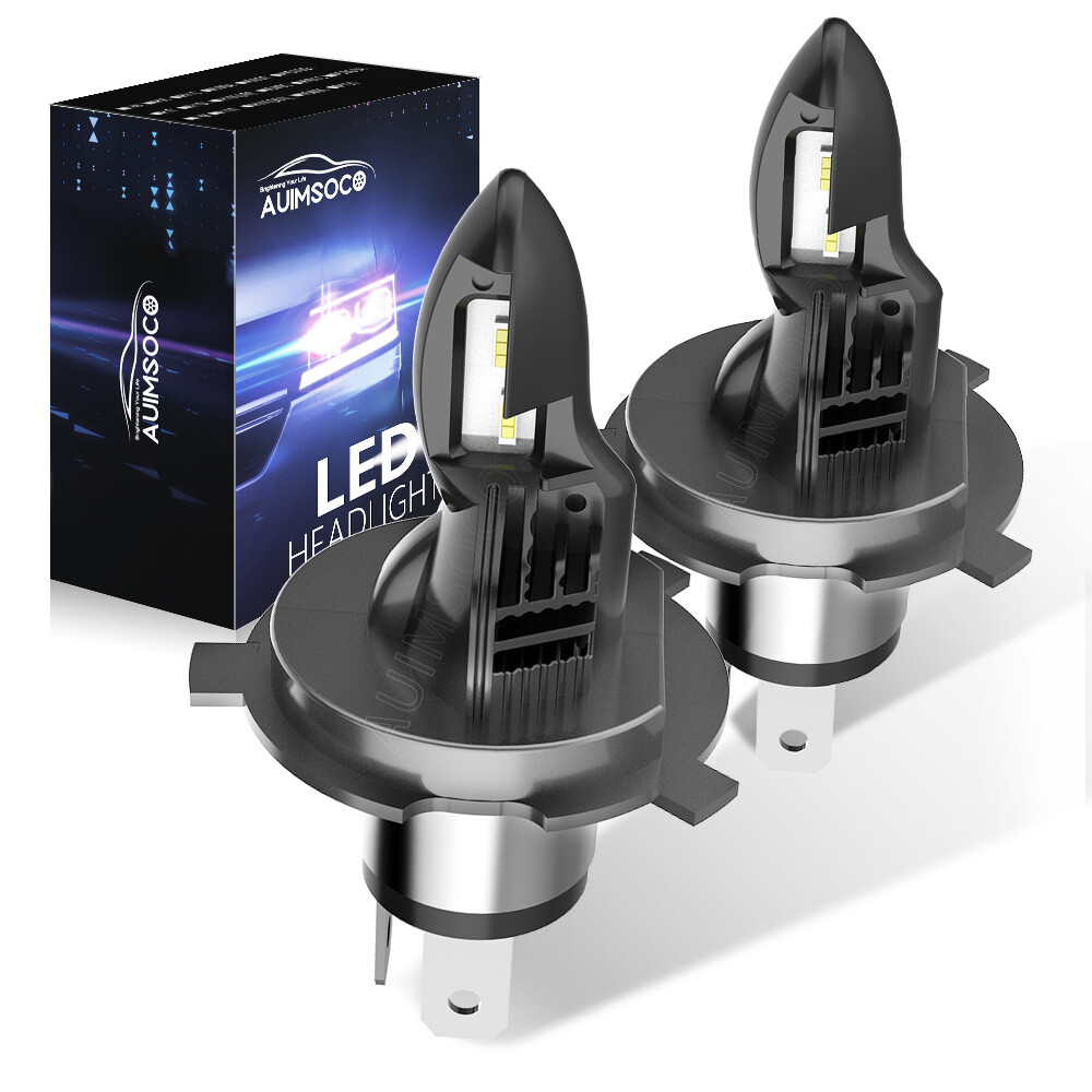 9003 H4 LED Headlight Bulbs Kit 1000W 100000LM High/Low Beam Super Bright White