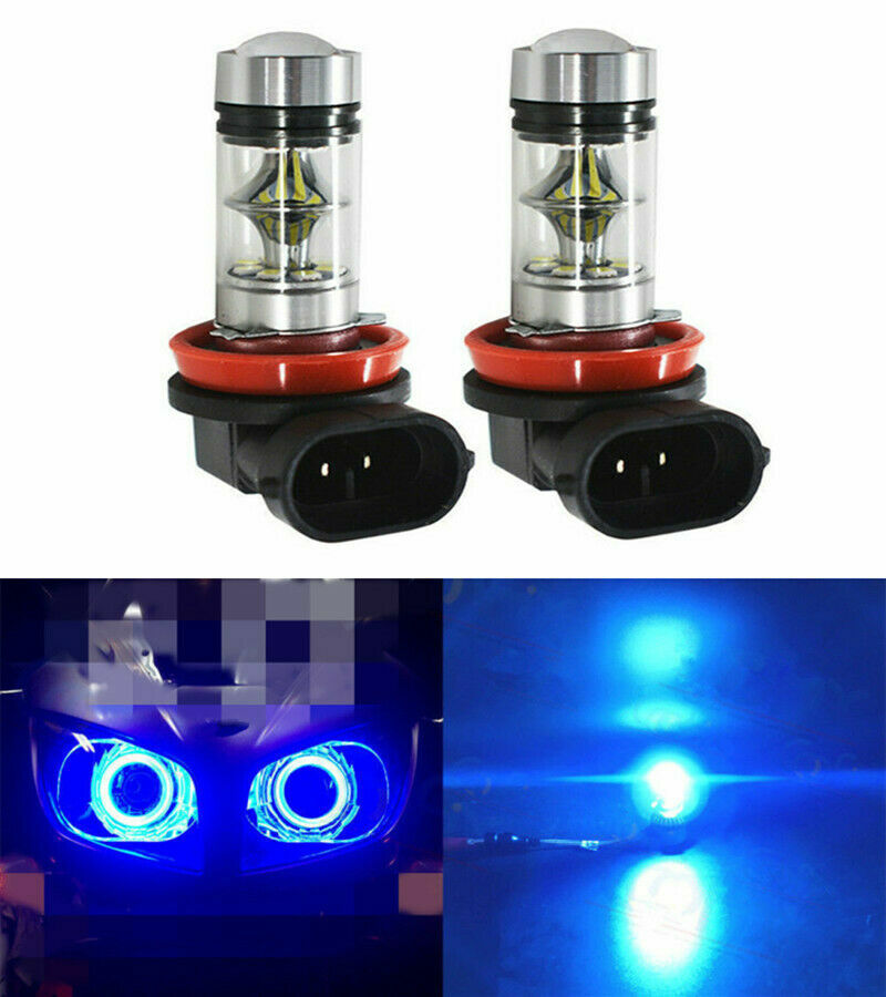 2x 9005 HB3 8000K Ice Blue 100W LED Headlights Bulbs Kit Fog Light DRL Lamps
