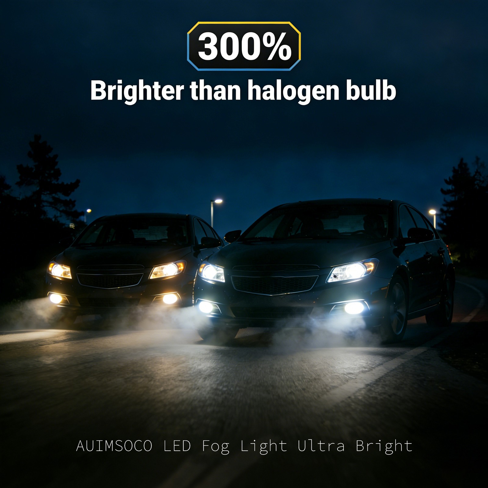 881 LED Fog Light 2x Bulbs Super Bright White 6500K DRL Lamp 889 862 894 896 898