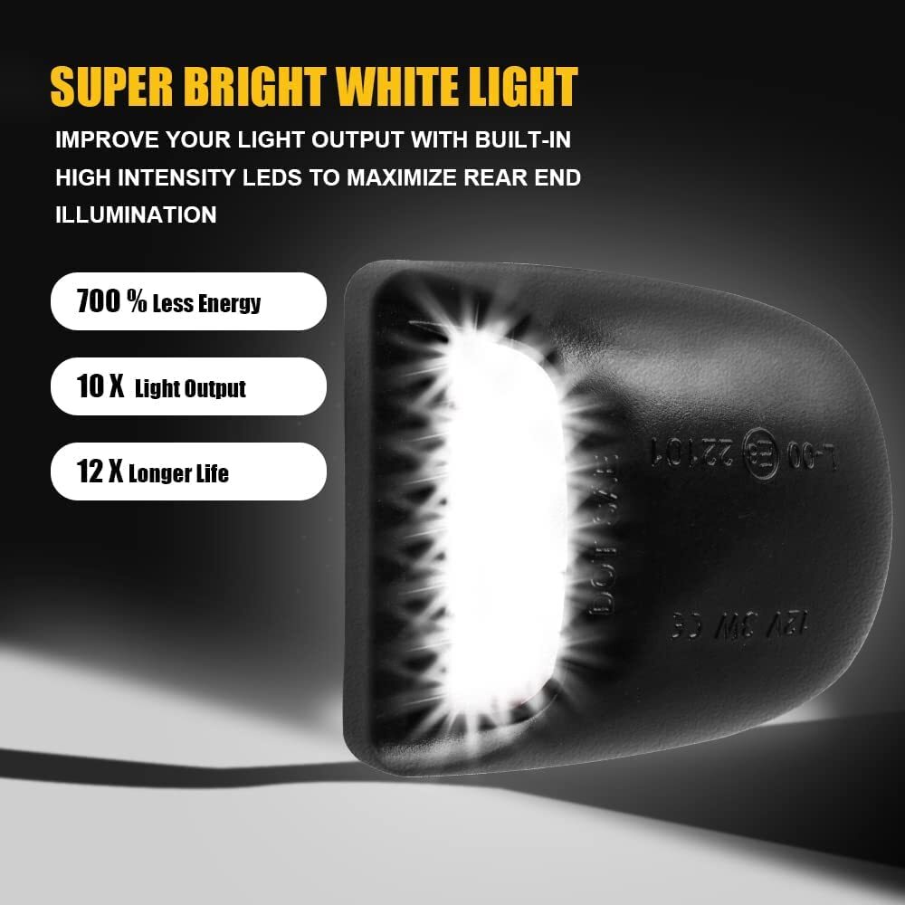 2pcs 12V Car License Plate Lights 18 LED for Chevrolet Pickup GMC 22794700