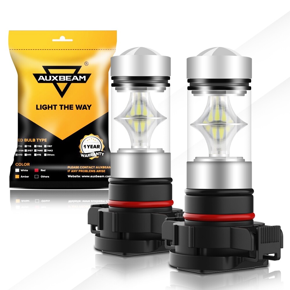 AUXBEAM CANBUS LED Headlight Fog Bulbs White For Dodge Grand Caravan 2011-2020