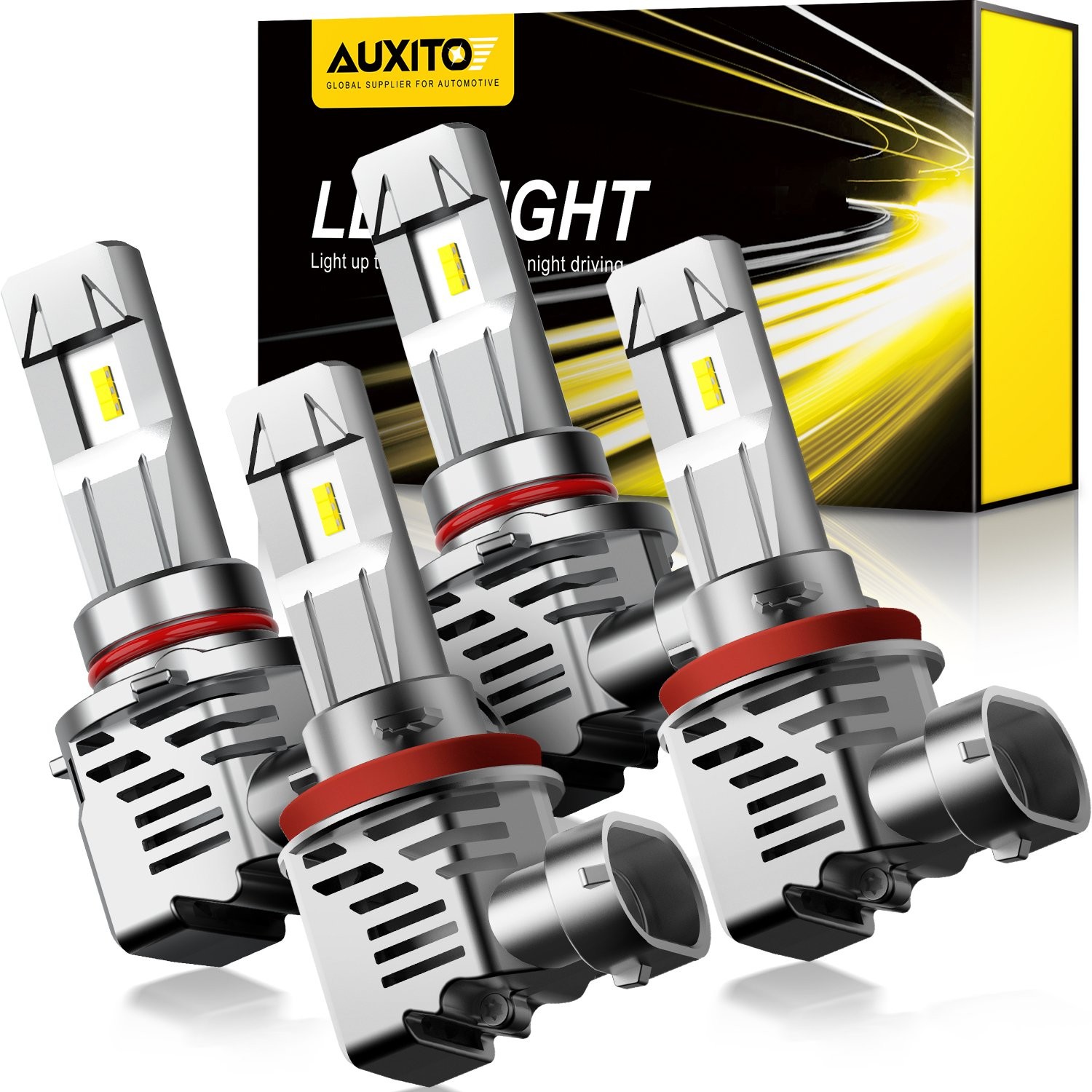 9005 H8 LED Headlight Combo White High/Low Beam Kit 60000lm 6500K Super Bright