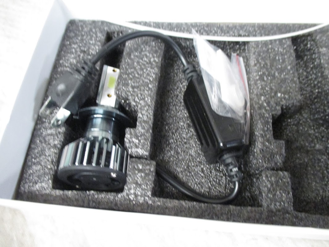 Beamland H7 LED Headlight Bulbs High Low Beam Fan Cooled | Open Box