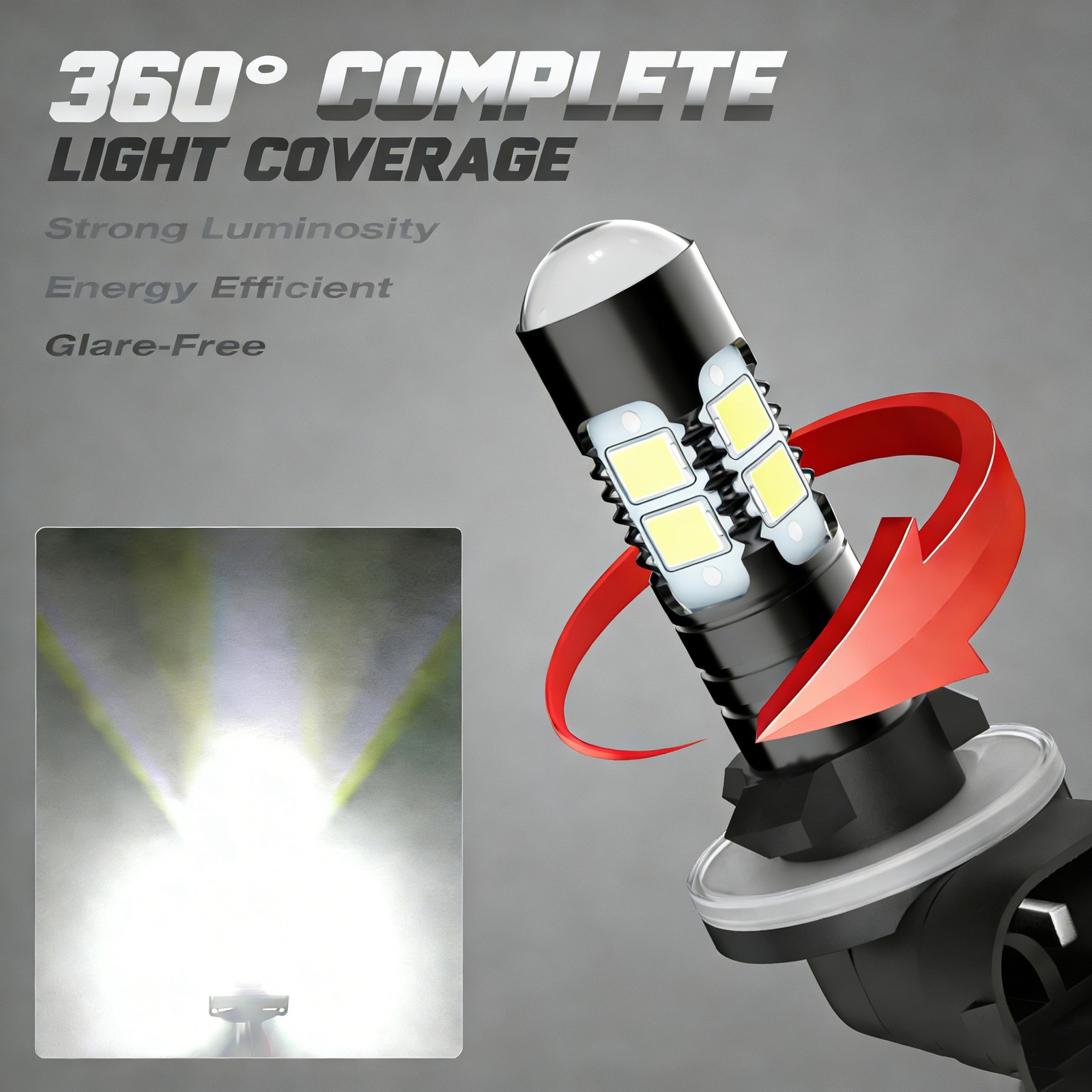 881 LED Fog Light 2x Bulbs Super Bright White 6500K DRL Lamp 889 862 894 896 898
