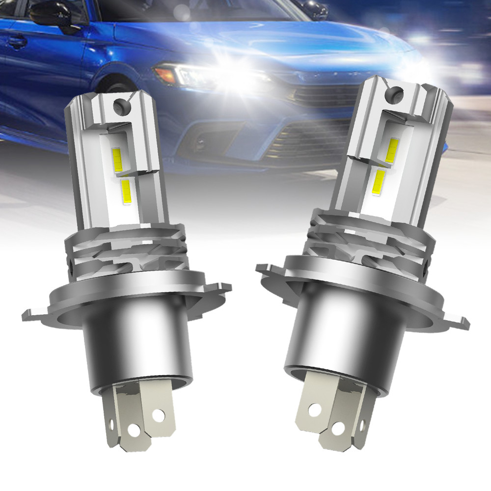 2pcs H4 AUXITO 9003 HB2 24000LM Headlight LED High Beam Low 6500K Bulbs M4