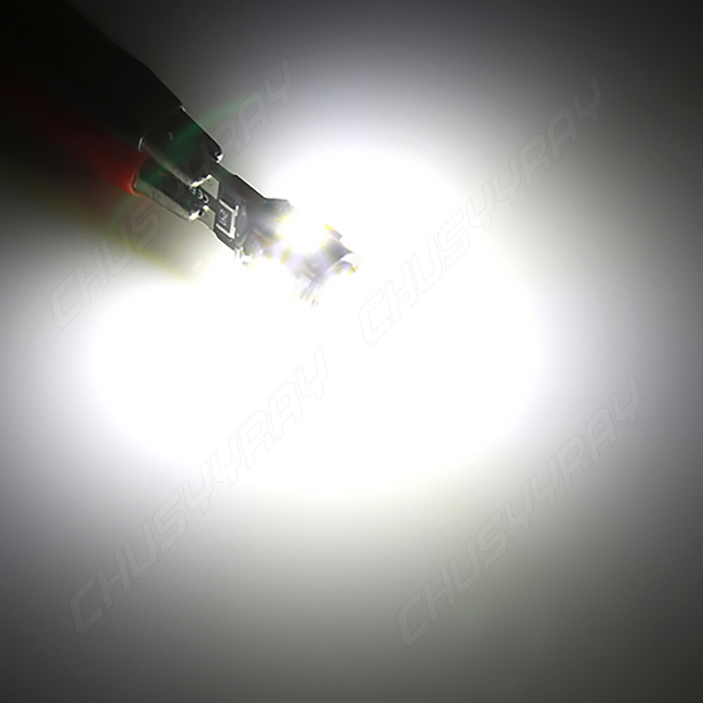 1000LM T10 LED License Plate Light Bulbs 6000K Super Bright White 168 2825 194 A