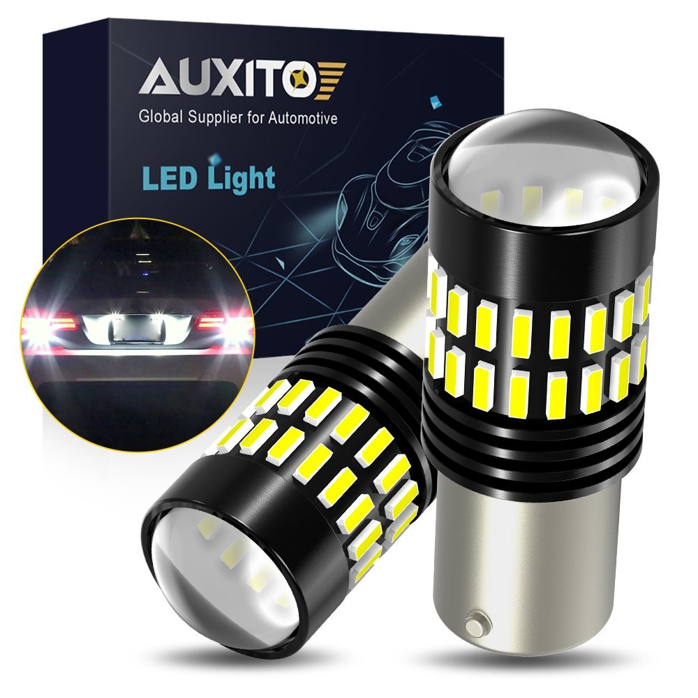 AUXITO White 1156 7506 BA15s LED Reverse Backup Light Bulbs Canbus Error Free