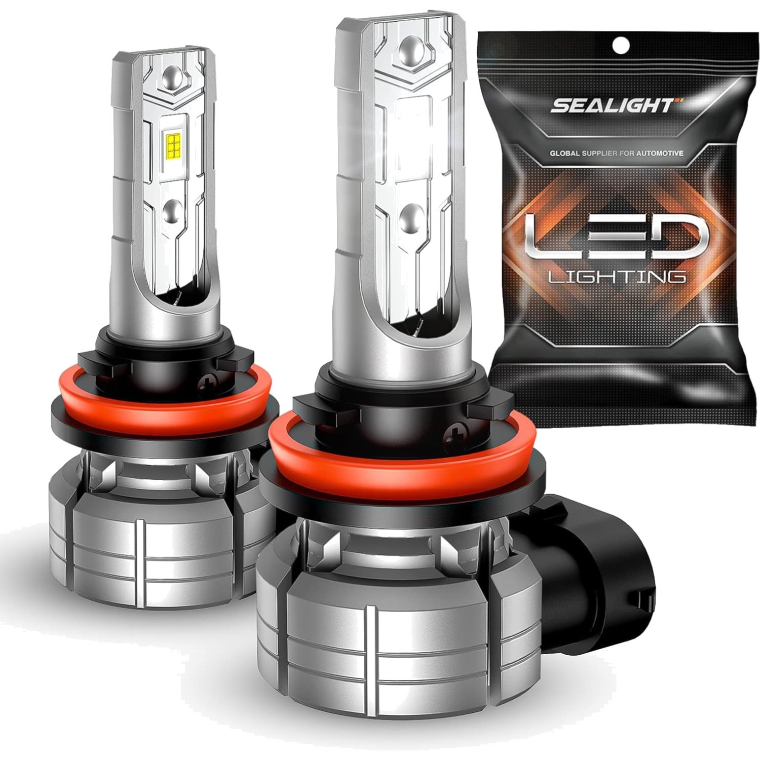 H11 H8 LED Fog Light Bulb 14000LM 24W 6500K Cool White