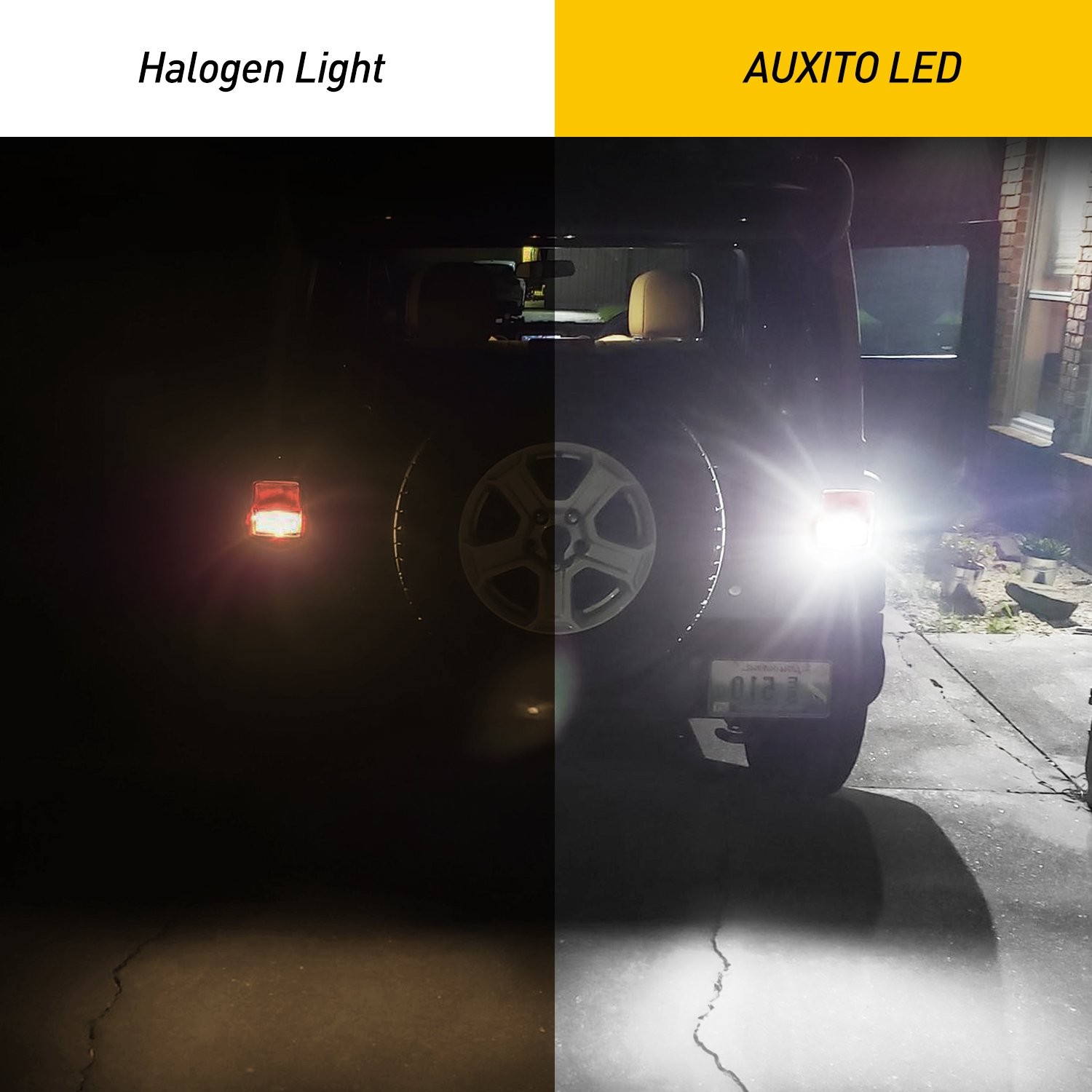 2X AUXITO 3157 3156 Turn Signal light White High Power bulb LED 2400LM EXC