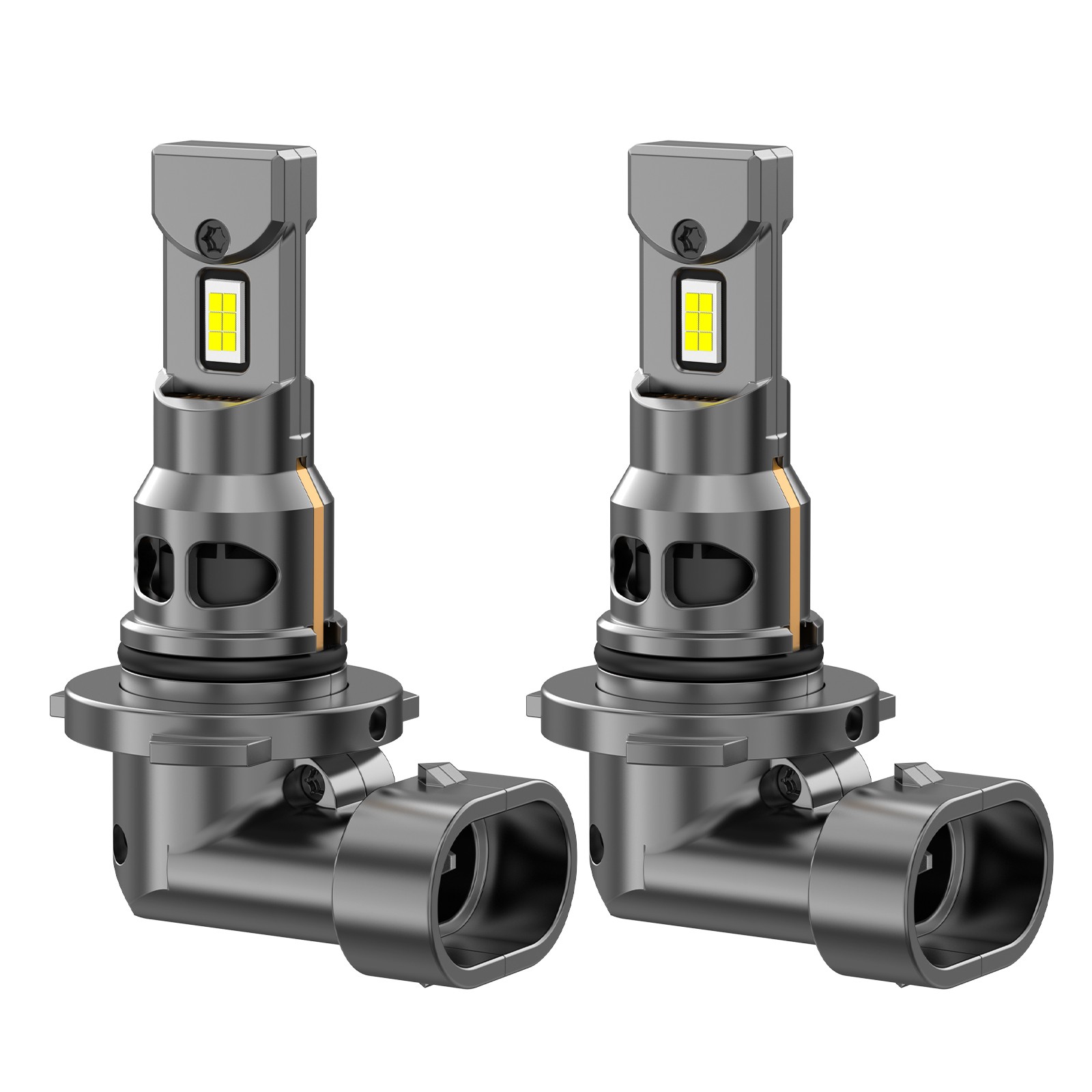 Bevinsee 9005 LED Headlight Bulbs Canbus Error Free 70W 6000K Bright High Beam