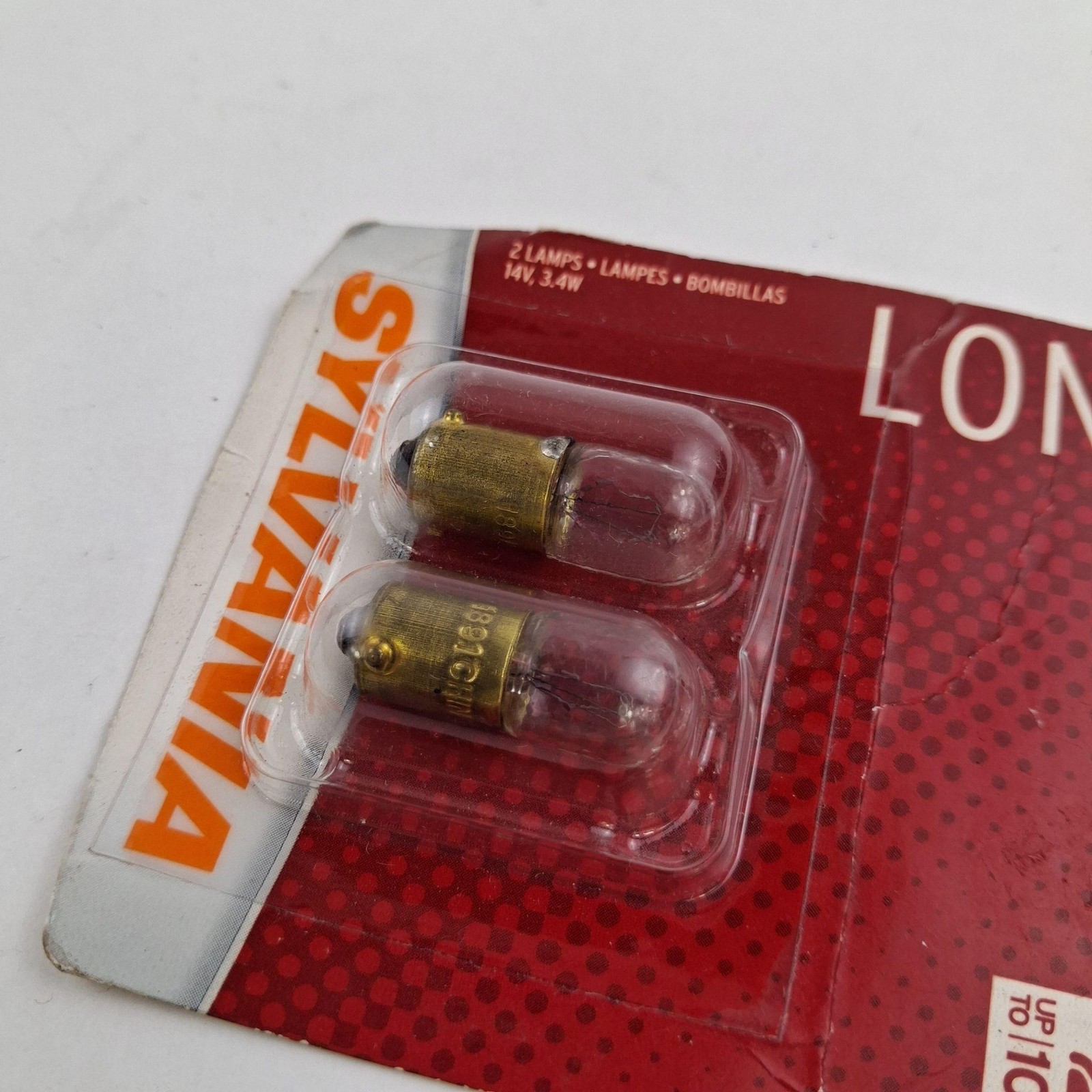 Sylvania Long Life 1891 LL Incandescent Bulbs 2 Pack Warm White Auto New Other