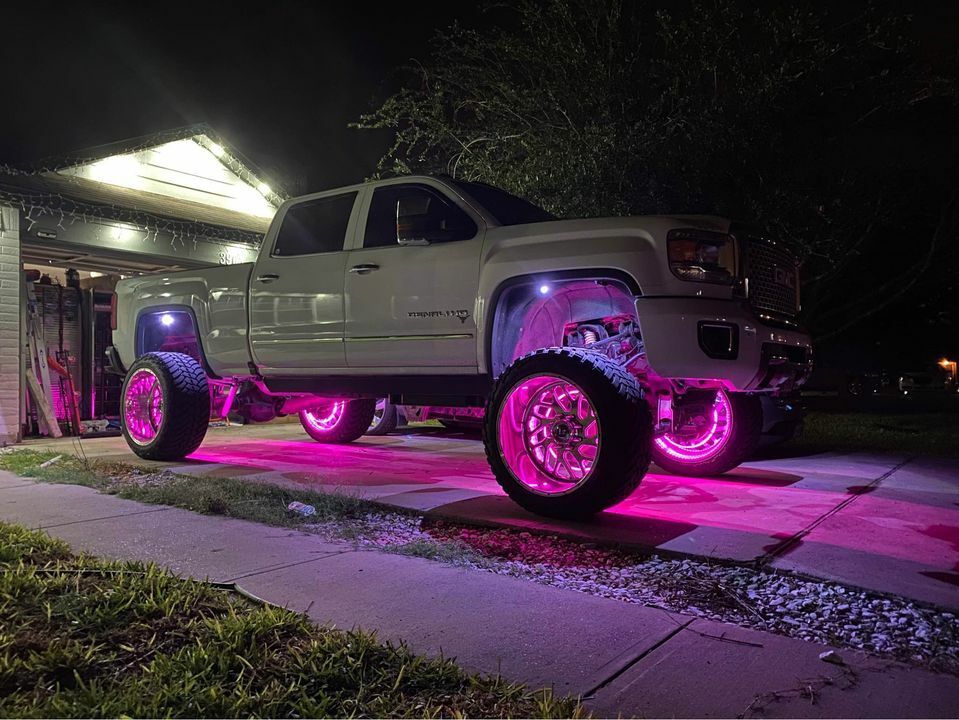 1FT/2FT/3FT/4FT/6.5FT Triple Row Bluetooth Chasing LED Strip Light for Slingshot