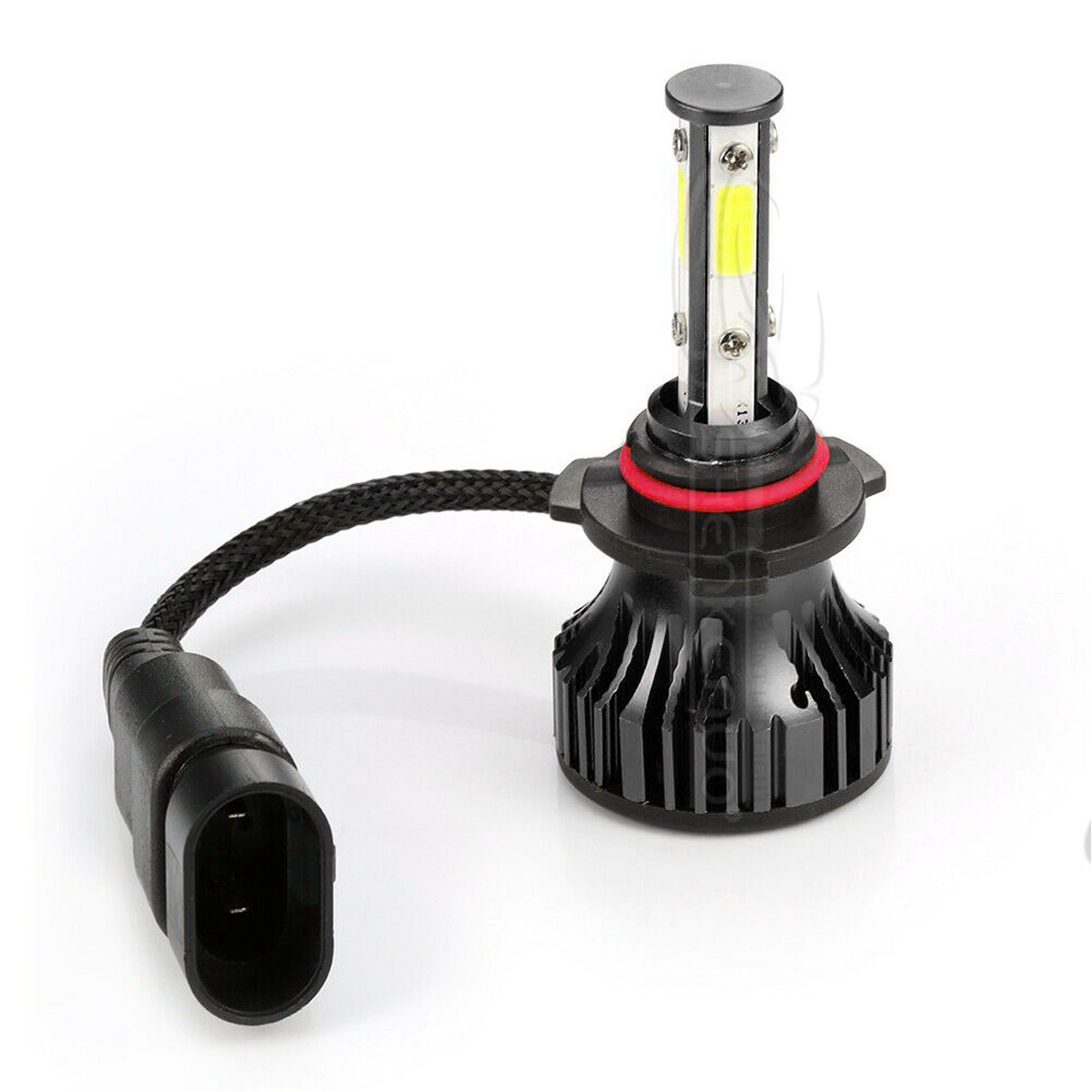 4SIDE 9005+9006 LED Combo Headlight Kits SKN COB 440W Light Bulbs High Low Beam