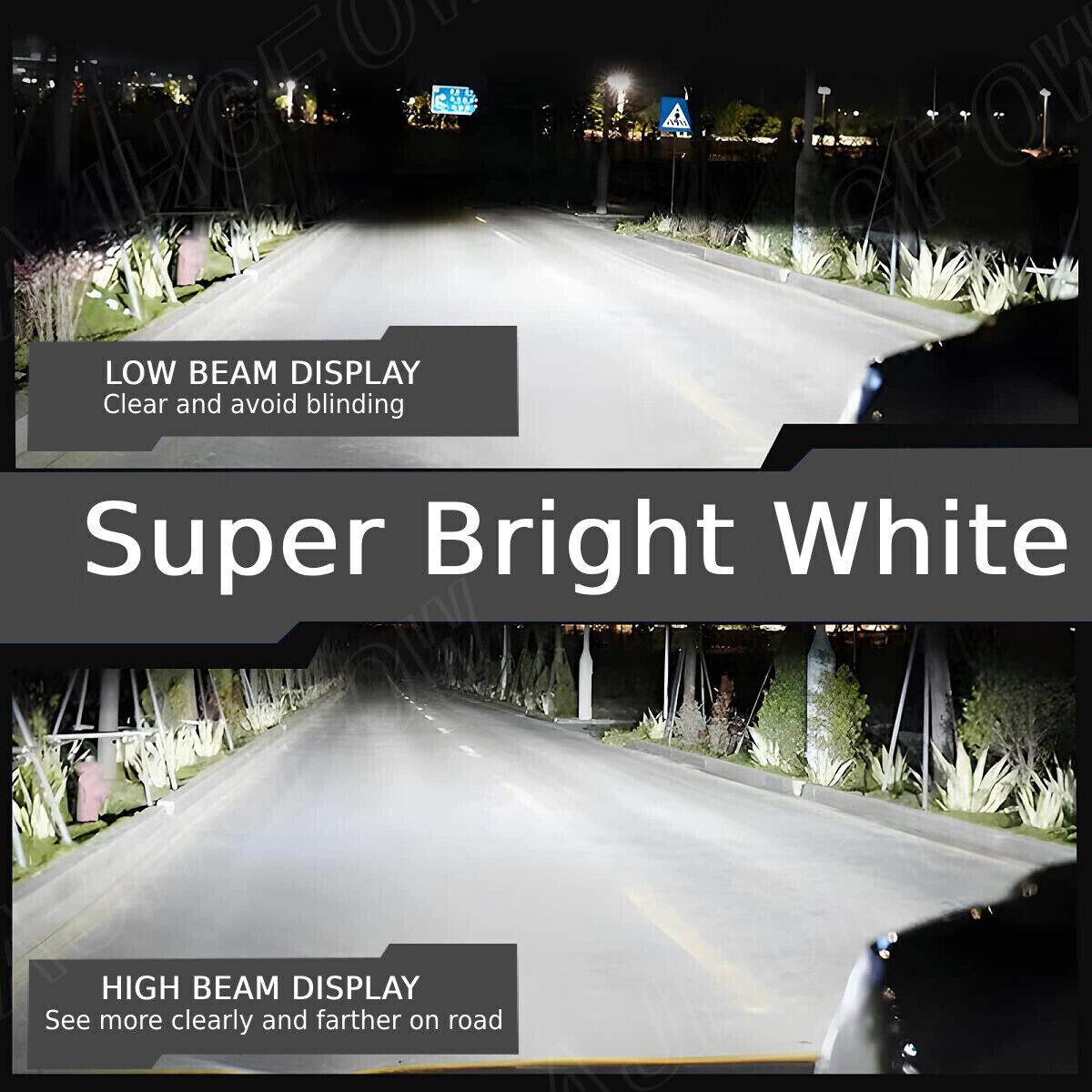 For Honda Crosstour 2012-2015 4x White LED Headlight High/Low Bulbs 9005 H11 Kit