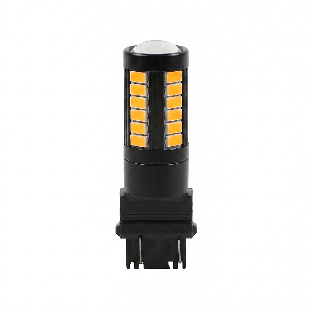4x 3157 3156 33-LED Turn Signal Parking DRL Light Bulbs Brake Lamp Amber Yellow