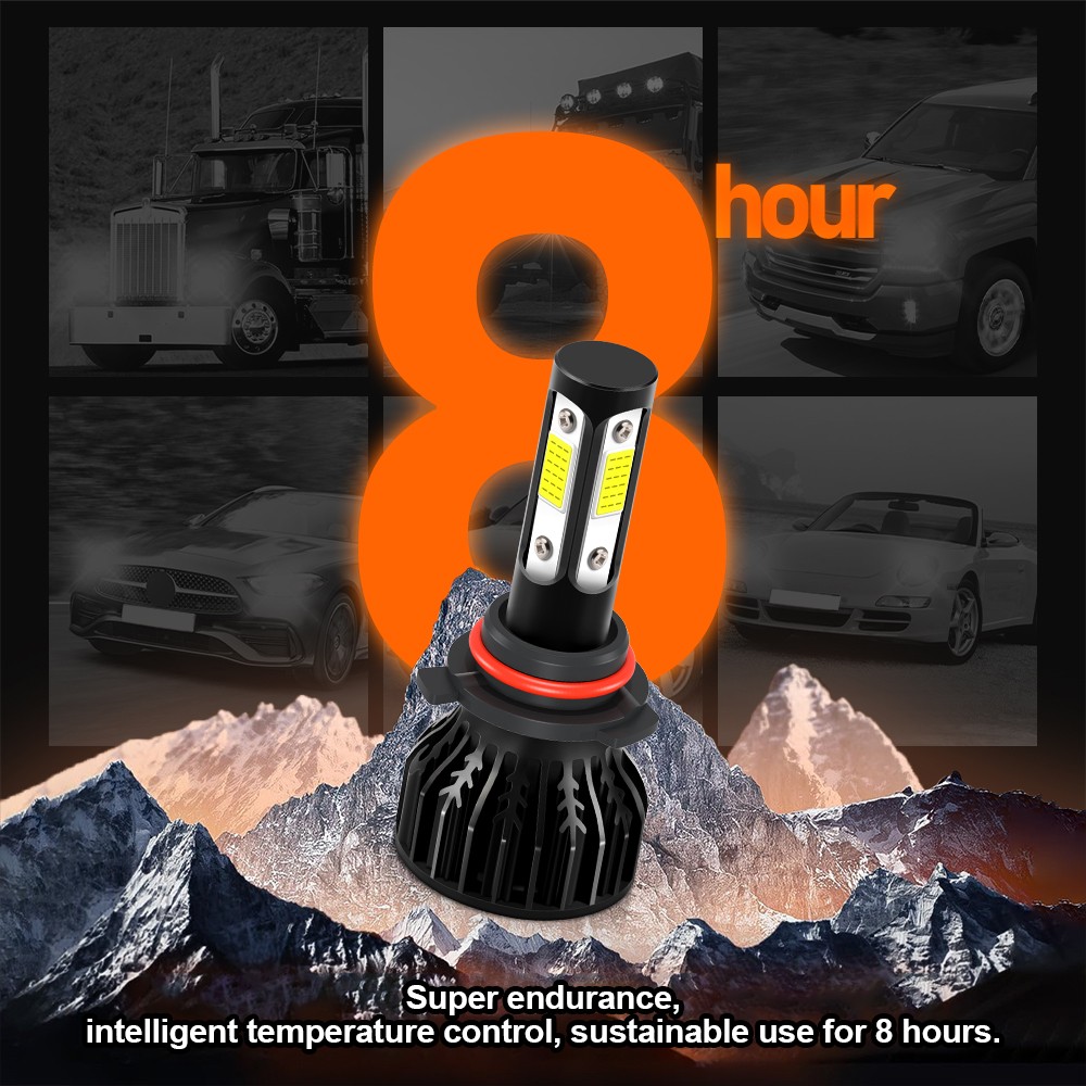 6x LED Headlight Bulbs Hi/Lo Beam Fog Light 12000Lm For Toyota Corolla 2005-2008