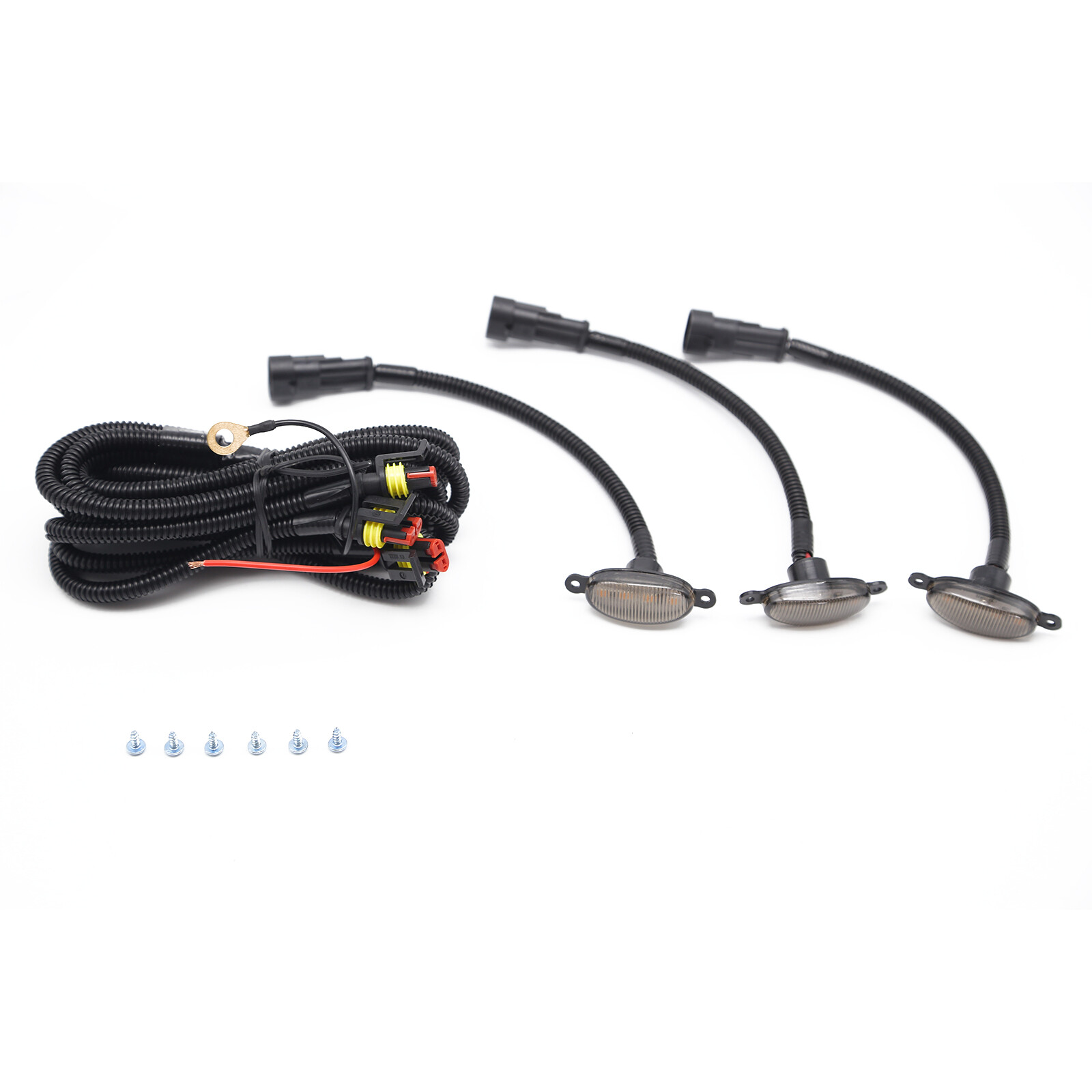 3x Front Grille Bumper Grill Hood LED Lights FIT Dodge RAM 1500 2500 3500