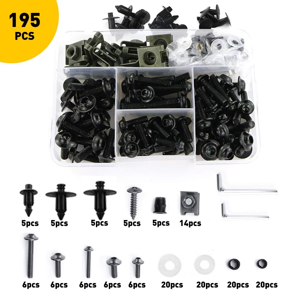 Complete Fairing Bolt Body Screws Kit Set For Yamaha YZF R6 R1 R6S YZF600R FZ6/R