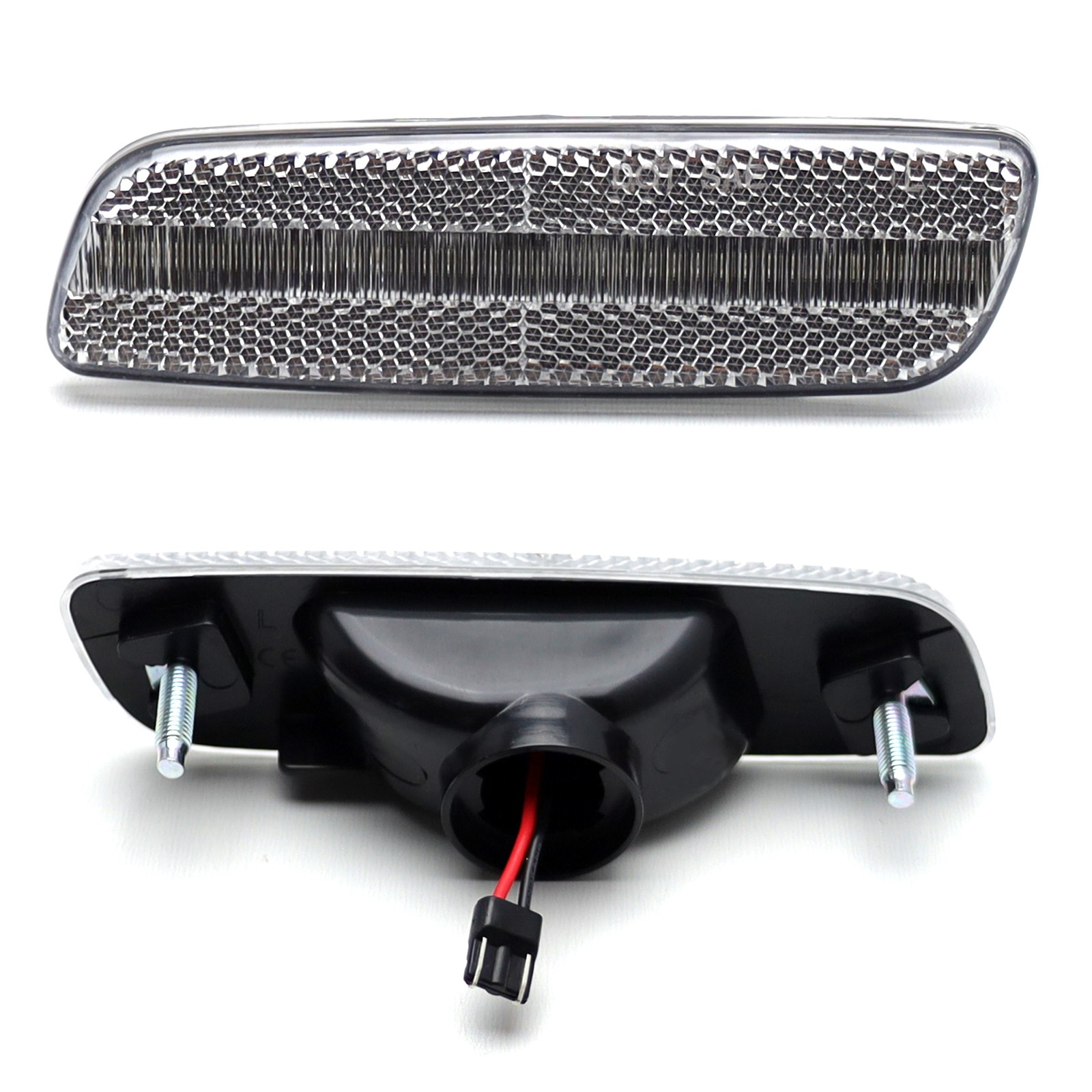 Clear Lens White Full LED Side Markers For 1998-05 Lexus GS300 IS300 LS400, etc
