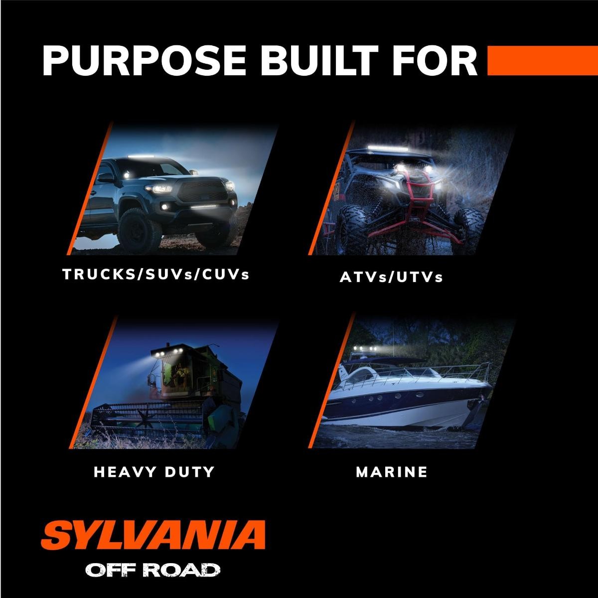SYLVANIA – Rugged 3.5 Inch Cube LED Light Pod – Lifetime Limited Warranty | LED