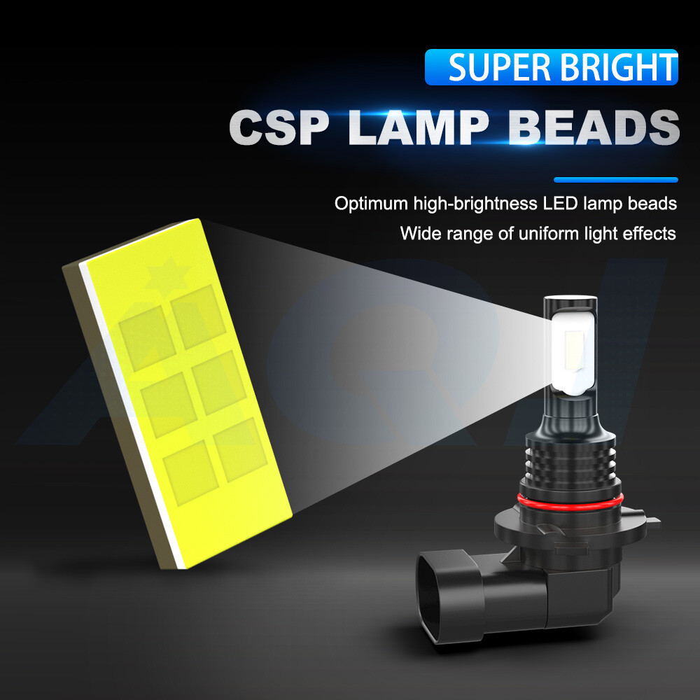 4x Combo 9005 9006 LED Headlight Bulb 360 Degree Adjustable Highlight Series