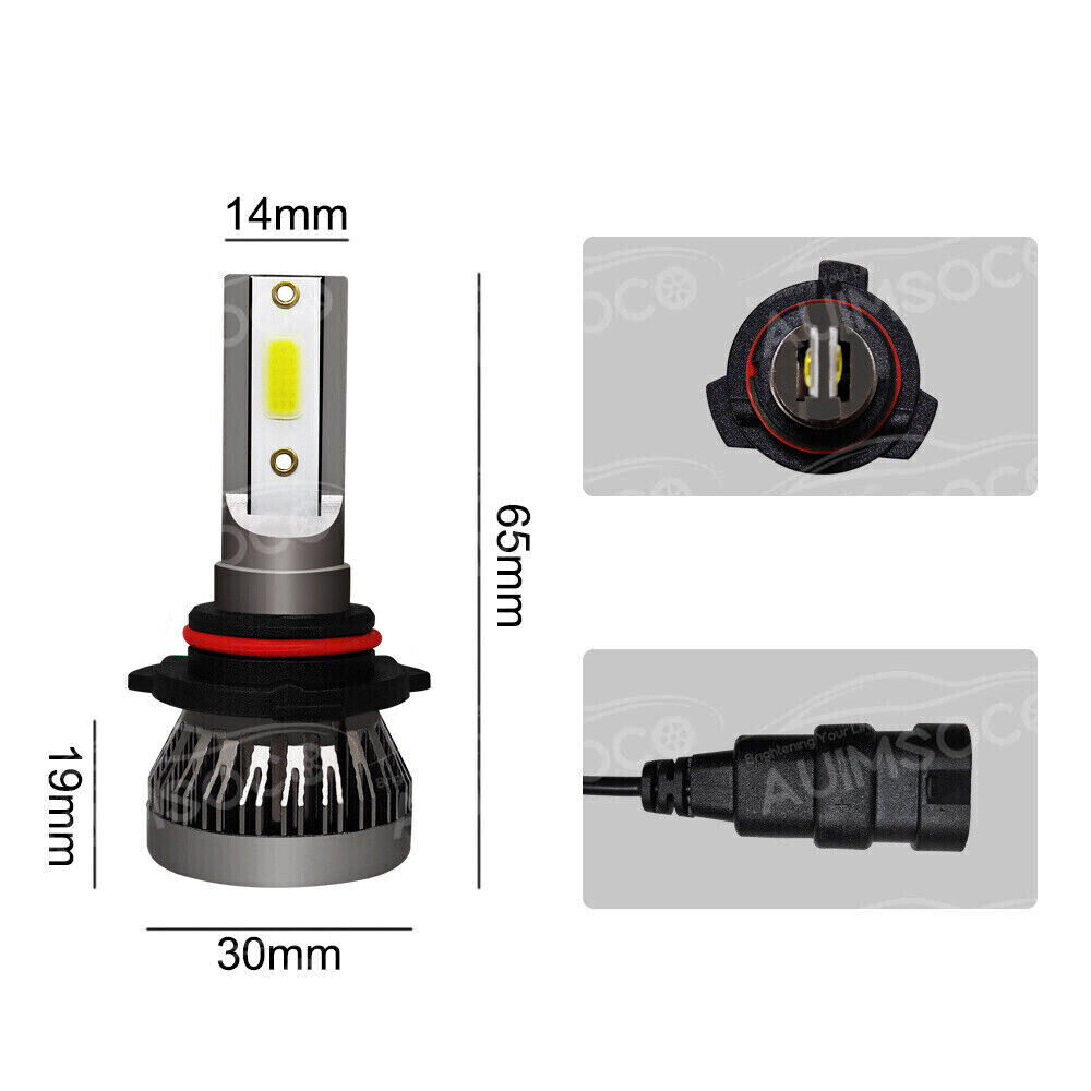 For Honda Pilot 2006-2018 6PC Combo 8000K LED Headlight + Fog Lights Bulbs Kit