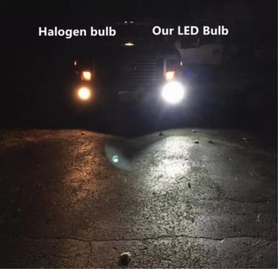 9006 LED Headlight Super Bright Bulbs Kit White 6000K 8000LM High Beam 2PCS