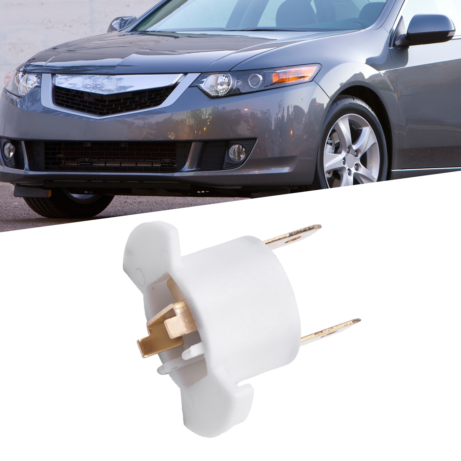 Bulb Socket Holder H1 Halogen Plastic Copper 33116-SD4-961 High Quality