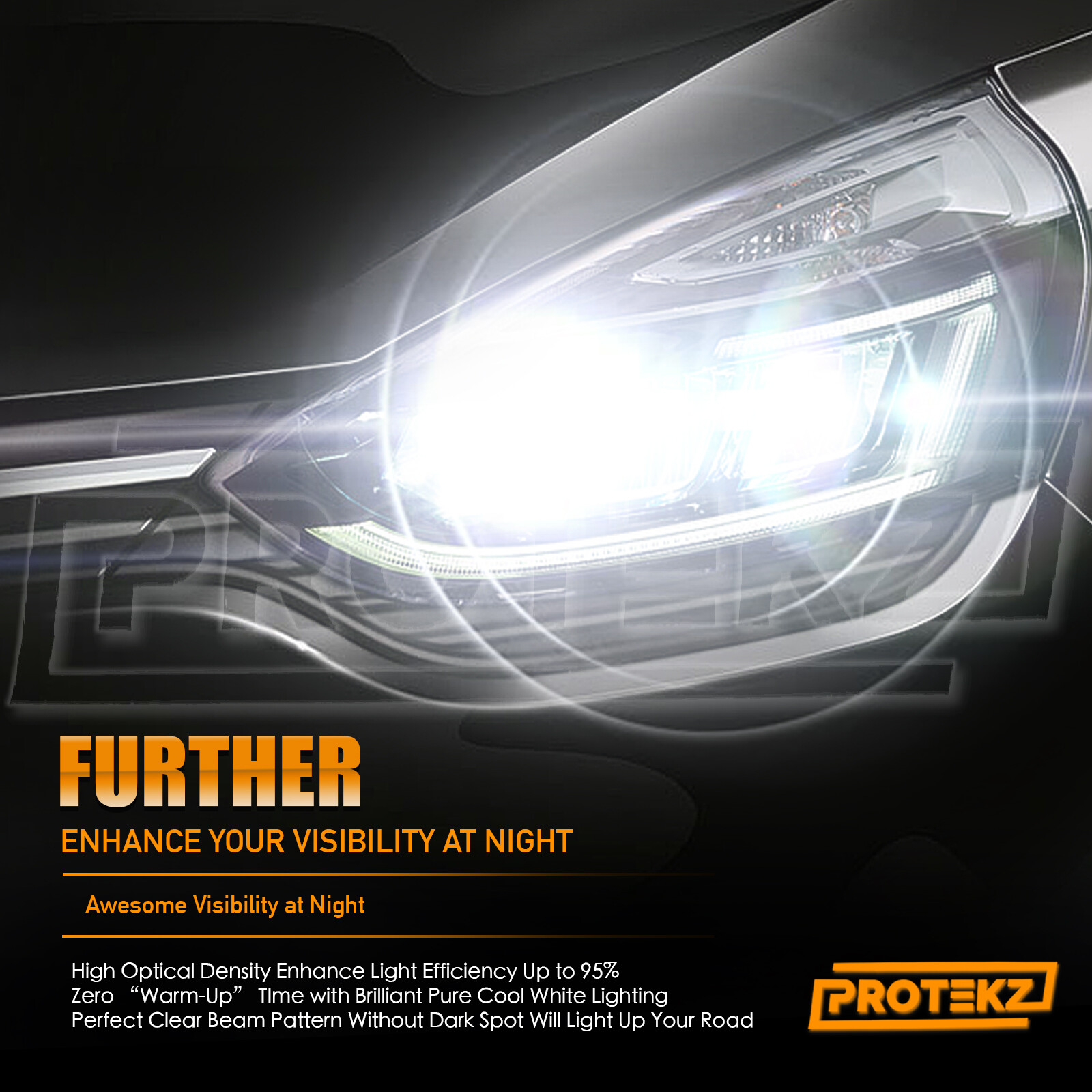 H1 LED Headlight Bulbs Kit CREE 6000K for Subaru Impreza 2004-2005 Low Beam